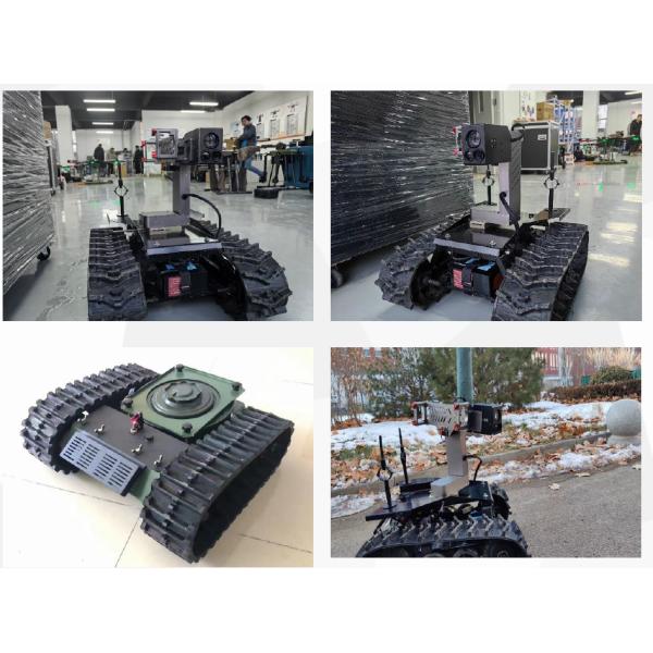 Ground Drone All Terrain Crawler Tracked Robot Chassis Platform