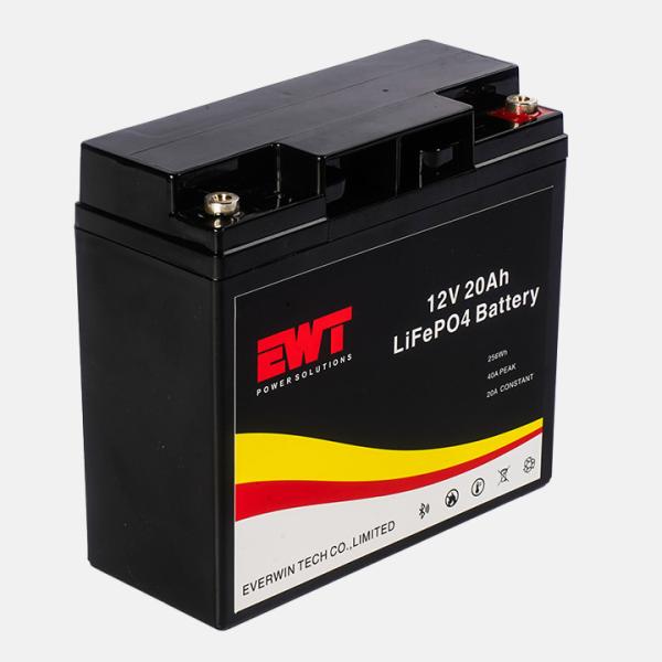 20Ah LiFePO4 12V Lithium Iron Phosphate Battery Longlife For Scooters