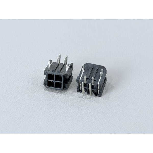 Micro-Fit 3.0 2x3 Pin Header Connector, 3.00mm Pitch Side Entry PCB Power Signal Connector, Tin-Plated Through-Hole Terminal for Automotive, Industrial and Server Applications