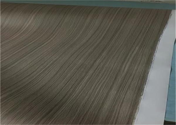 Brown Textured Vinyl Kitchen Door Covering Non Adhesive 150M Per Roll  0.3 X 1400MM