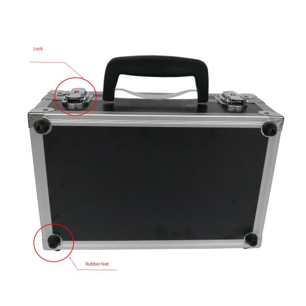 Облегченный небольшой алюминиевый материал ABS черноты случая инструмента и алюминиевая рамка