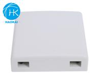 2port Indoor FTTH Faceplate Box Desktop SC LC UPC 86 tipo Mini Fiber Optic Rosette Box