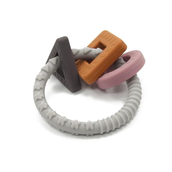 Customized Silicone Teething Rattle