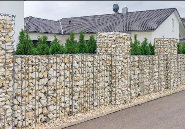 Decoration Gabion Fence Panels HDG Welded Wire Mesh Sheets 60X60mm 3.5mm Diameter