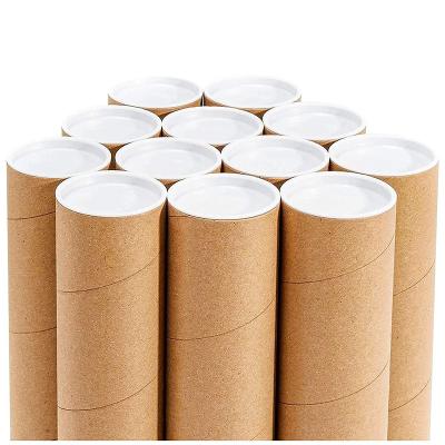 Núcleo de papel reciclado cilindro do tubo para a pintura de envio pelo correio do cartaz