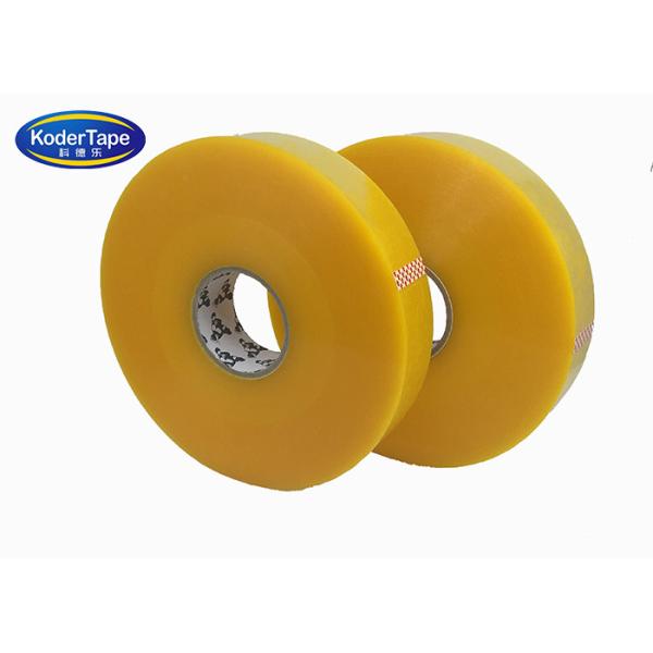 Jumbo Roll Bopp Packaging Tape Customized Machine Grade With 40-90mic Thickness