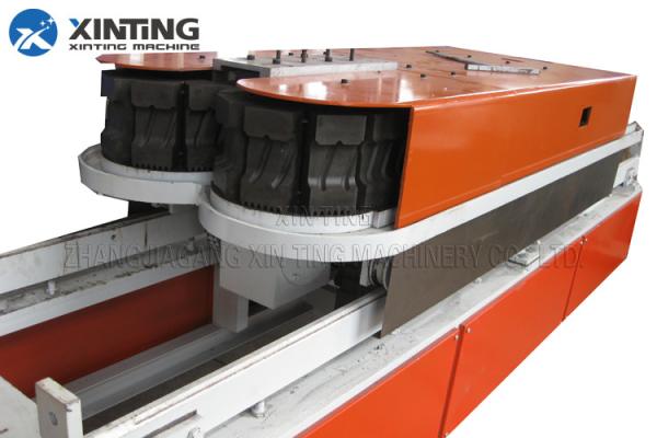 PE 50mm Plastic Round / Flat Corrugated Pipe Production Line Anti Leakage 