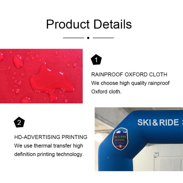 Наружное мероприятие Дисплей Custom Print Водостойкий Старт Добро пожаловать Финиш Врата Гонка Спорт Воздушные надувные арки