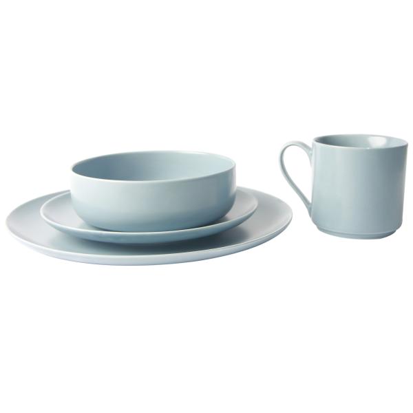 Daily Used Matte Color Glazed 16pcs Dinnerware with Gift Box