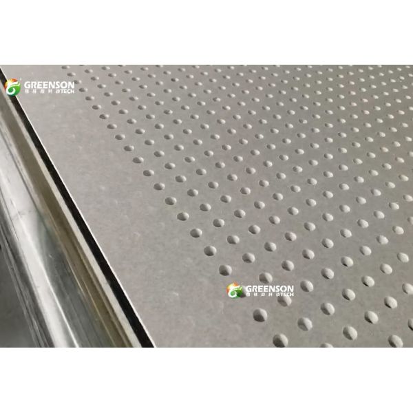 Automatic Gypsum Board Perforation Machine with 11 KW Power and 1 Pc/minute Capacity for Acoustic Panels