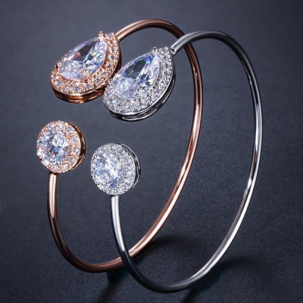 Fashion Brass Tennis Bracelet AAA CZ Bling Bling  Bracelet Bangle Cubic Zirconia Bracelet For Men And Women
