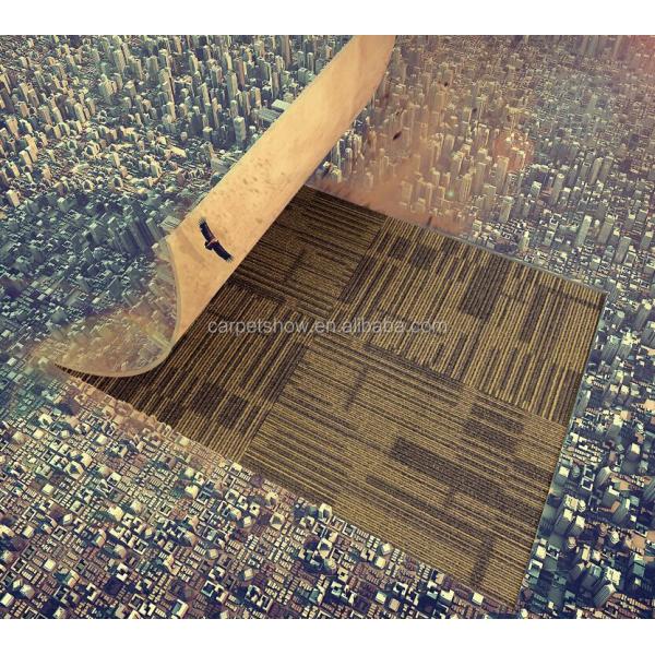 500mm*500mm PP Modular Carpet Tile PVC Backing Machine Made Carpet for Bedroom