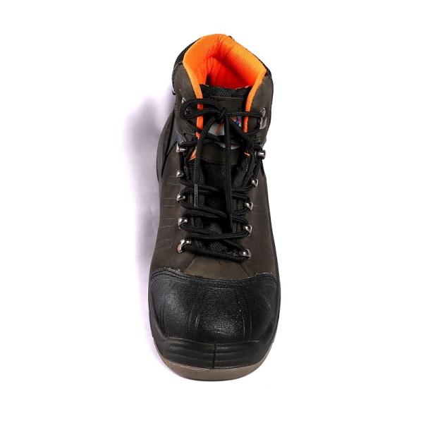 Genuine Leather Upper Safety Shoes for Impact and Compression Resistance PU Outsole Safety Boots