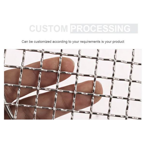 Customized Size Reusable 304 Stainless Steel Barbecue Grill Wire Mesh