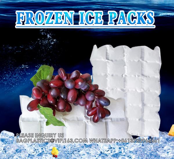 Ice Pack Sheet Absorption Water Fabric Reusable Freezer Dry Ice Cold Packs Gel Packs For Fresh Food Delivery