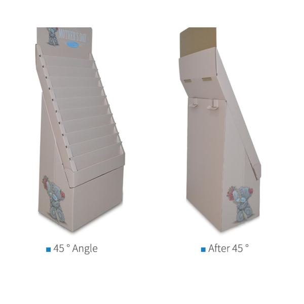 Grey Collapsible POP  Displays Excellent Advertising For Pharmacy Store