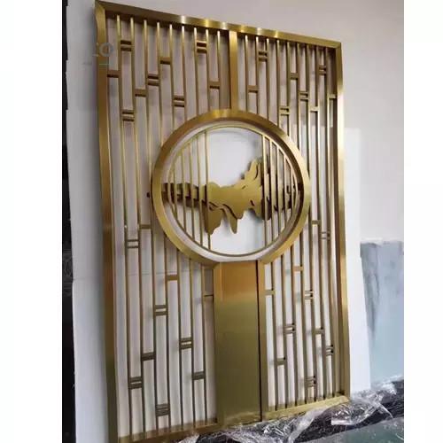 304 Stainless Steel Partition Wall Living Room Privacy Laser Cut Partition