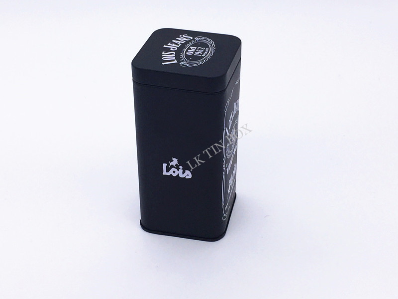 65x65x140Hmm Custom Printed Square Tin Box With Plug Lid For Clothes Packing