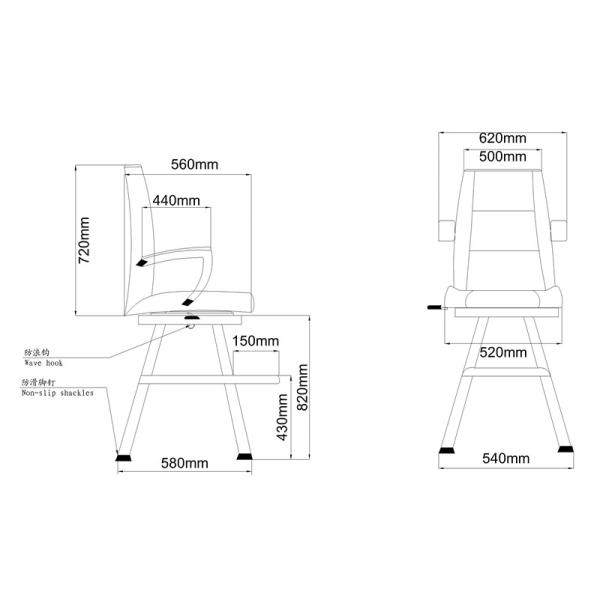 Pilot chair - cockpit pilot chair - stainless steel chair - portable chair pilotage pilota