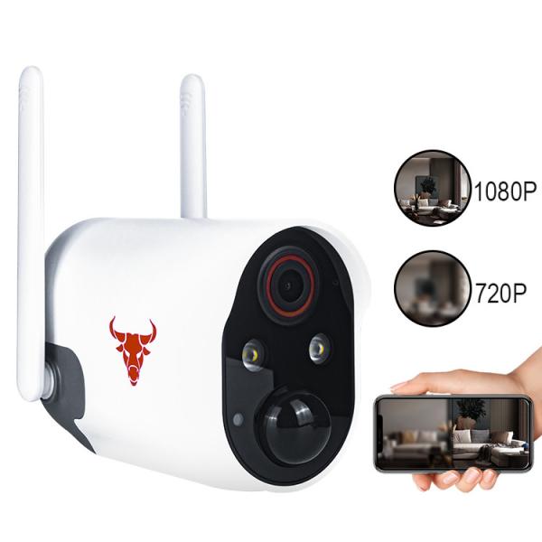 1080p CCTV Solar Powered Wireless Home Security Camera IP65 Waterproof