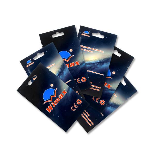 Custom printing heat seal customized color little things plastic bags with hanging hole OPP gift jewelry packaging bags