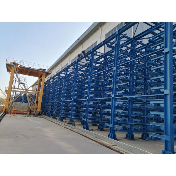80 Meter Warehouse Steel Structure Logistics Storage Pre Engineered Metal Building EN 10025