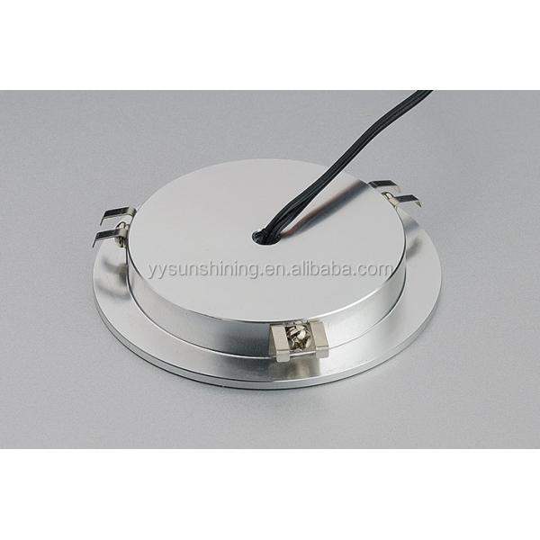 High luminous efficiency LED recessed cabinet light for furniture 58MM opening diameter