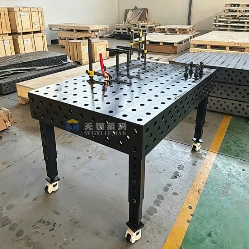 D28 Heavy Dduty Welding Table with Built-in Clamping Grid and Angle Guides