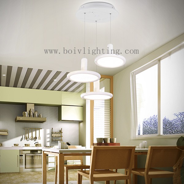Ultrathin Round Panel LED Acrylic Lighting BV2002-3 Shenzhen 12W*3 3000K/4000K/6000K