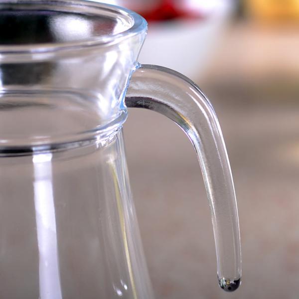 Bistro Water Glass Pitcher Dishwasher Safe 100 Percent Recyclable With Stopper