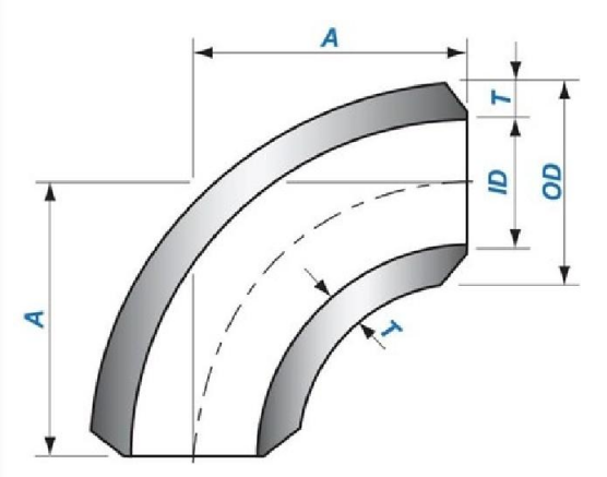 Butt Welded Stainless Steel 90 Deg Lr Elbow And SR Elbow ASME/ANSI B16.9 A403 WP304 WP316 WP317