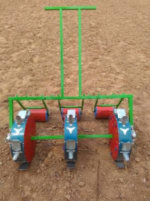 3 Rows Farming Tools Equipment 3 Wheels Vegetable Seed Sowing Machine