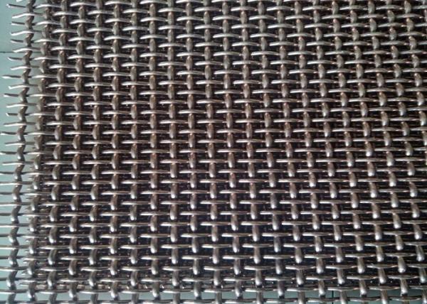 Silver Stainless Steel 316L 40 Inch Woven Wire Panels Industrial