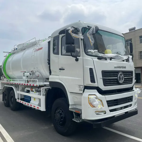 Factory Sells 18 Cubic Vacuum Sewage Suction Truck with Strong Suction Power