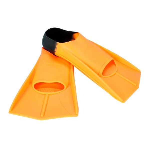 Full Foot Design Silicone Swimming Fins Short Blade Adjustable Flippers