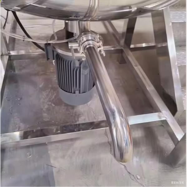 Tanque mezclador homogeneizador de tapa entreabierta de 1000L para mezcla automática de champú y loción