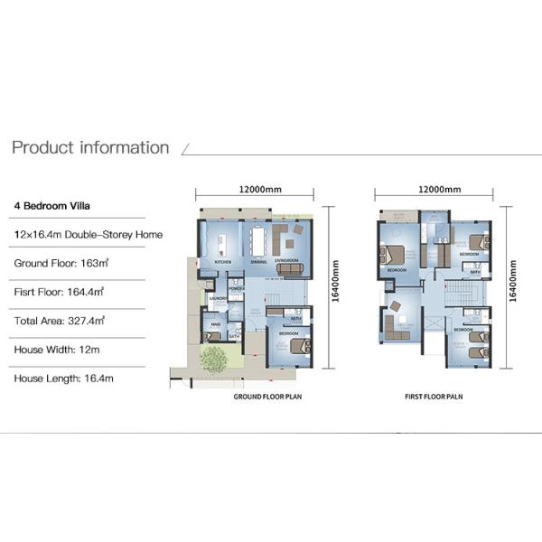 Жилой дом из высококачественных изделий из волокна-цемента