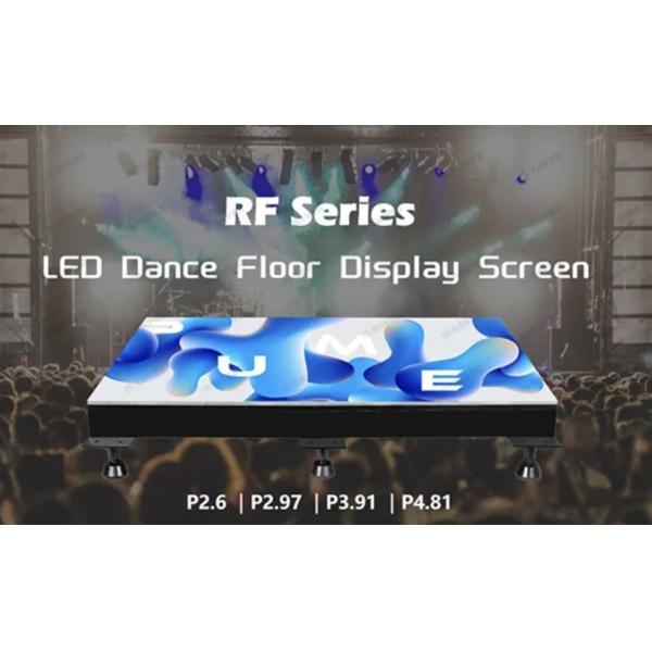 Indoor Outdoor P3.91 P4.81   P2.976 Full Color Interactive500*500mm  Led Dance Floor Display Screen
