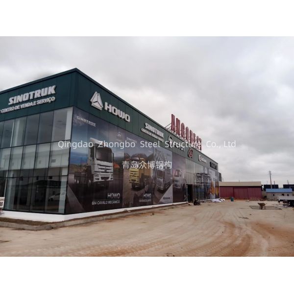 Customizable Size Q235B Q345B Bolt Connection Prefabricated Steel Structure Building