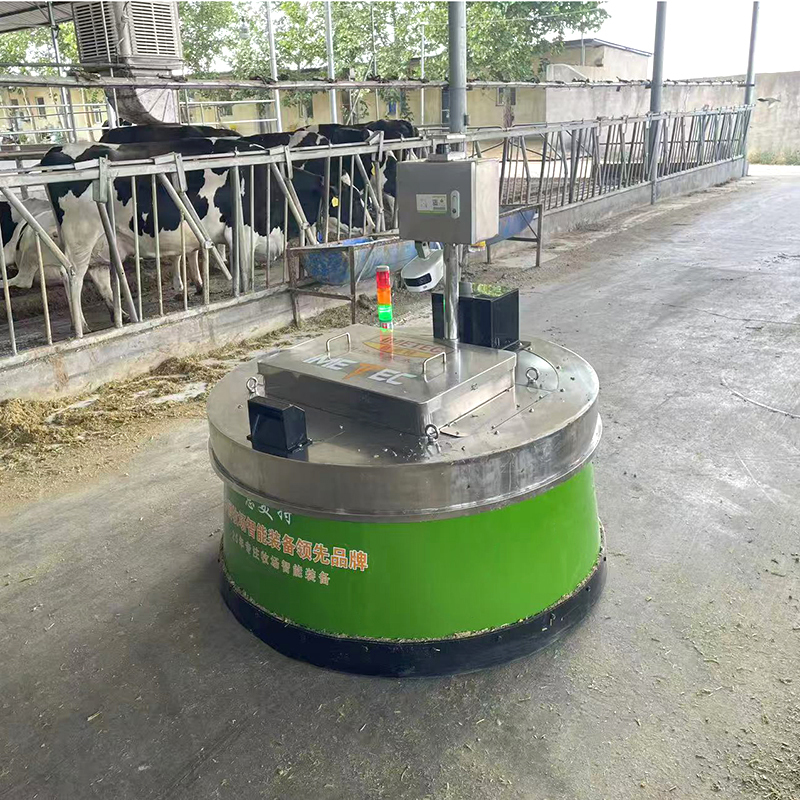 Unmanned Cow Feed Pusher Robot Ultrasonic Navigation ODM for Livestock Farms
