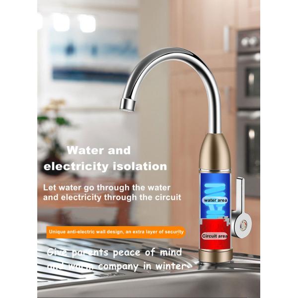 водопроводный кран момента времени кухни 3kw IPX4 горячий для раковины Bathroom