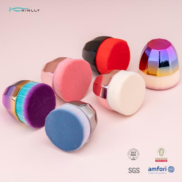 Логотип пластиковой щетки макияжа волос ручки 1pcs KABUKI синтетической изготовленный на заказ