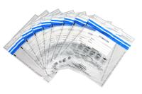 Logo Envelopes Tamper Proof Poly feito sob encomenda ensaca sacos claros da segurança para o enviamento