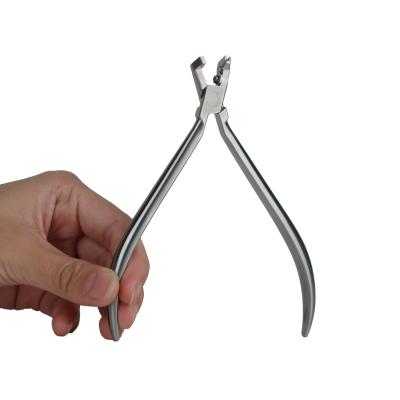 Une pince dentaire orthopédique de haute qualité, utilisée pour couper les extrémités distales, avec un prix bon marché et une garantie d'un an.