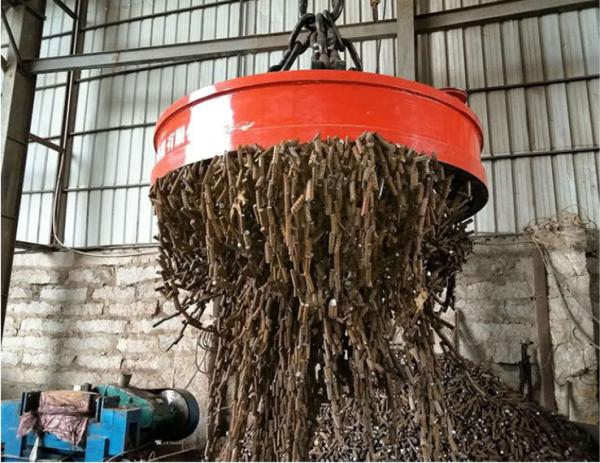 Powerful 3000kg Electromagnetic Lifter For Cast Ingot Machine Chip