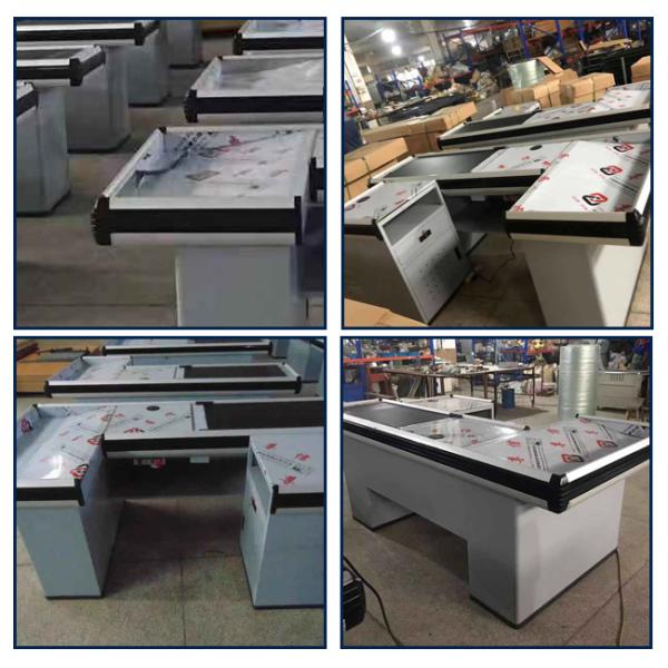 Эргономичный электрический кассовый счетчик из нержавеющей стали для супермаркетов