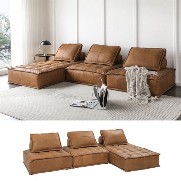 Factory direct European and American fabric sofa balcony bedroom technology cloth small family sofa bed lazy modular