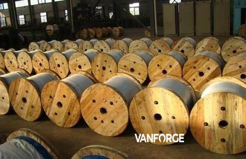 6x36 Flexible Stainless Steel Guy Wire , Cold Drawn Steel Wire Wear Resisitant