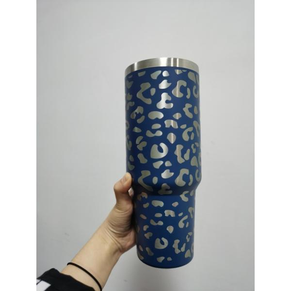 40oz Large Capacity Insulated Tumbler With Straw Lid And Car Cup Holder