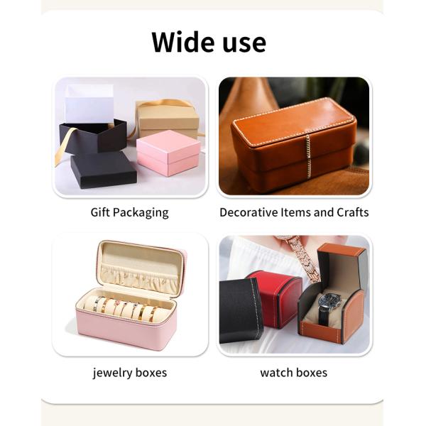 Faux Leather Faric For Pencil Pouch 0.6mm Softness And Toughness Making Gift Box Cover Leather Pu Material